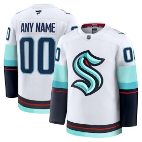 Seattle Kraken Fanatics Premium Custom 2024-25 Auswärts Weiss Trikot - Herren